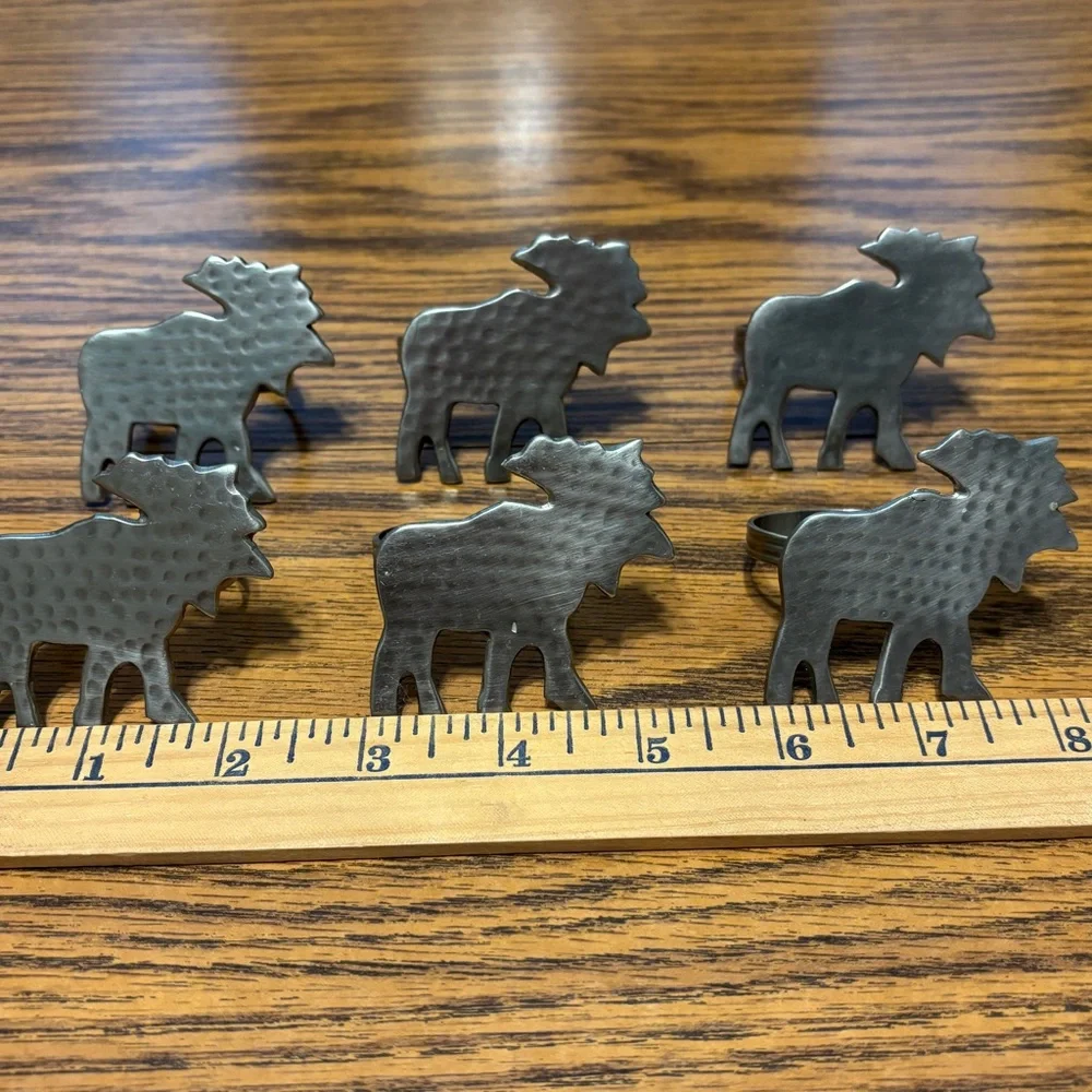 Moose Napkin Rings - Picture 2 of 4